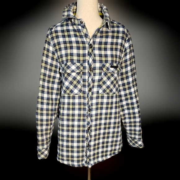 Craghoppers Insulated Plaid Button-Up Flannel Shirt Jacket XL - Picture 1 of 11